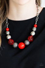 Load image into Gallery viewer, Paparazzi Sugar, Sugar - Red Necklace
