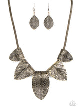 Load image into Gallery viewer, Paparazzi Garden Gatherer - Brass Necklace