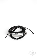 Load image into Gallery viewer, Paparazzi Let Faith Be Your Guide - Black Bracelet