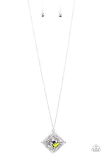 Load image into Gallery viewer, Paparazzi Timelessly Tilted - Green Necklace