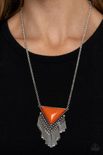 Load image into Gallery viewer, Paparazzi Badlands Bonanza - Orange Necklace
