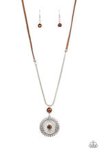 Load image into Gallery viewer, Paparazzi Where No MANDALA Has Gone Before - Brown Necklace