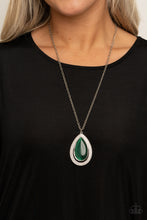 Load image into Gallery viewer, Paparazzi You Dropped This - Green Necklace