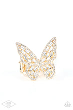 Load image into Gallery viewer, Paparazzi Flauntable Flutter - Gold Ring