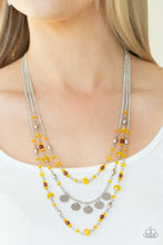 Load image into Gallery viewer, Paparazzi Step Out of My Aura - Yellow Necklace