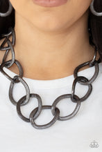 Load image into Gallery viewer, Paparazzi Industrial Intimidation - Black Necklace