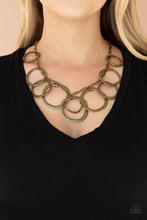 Load image into Gallery viewer, Paparazzi Dizzy With Desire - Brass Necklace