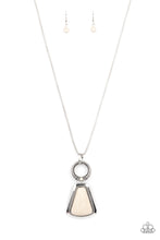 Load image into Gallery viewer, Paparazzi Stone Prairies - White Necklace