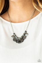 Load image into Gallery viewer, Paparazzi To Coin A Phrase - Black Necklace