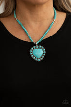 Load image into Gallery viewer, Paparazzi A Heart Of Stone - Blue Necklace
