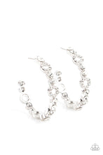 Load image into Gallery viewer, Paparazzi Swoon-Worthy Sparkle - White Earrings