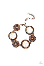 Load image into Gallery viewer, Paparazzi Fredonia Flower Patch - Copper Bracelet