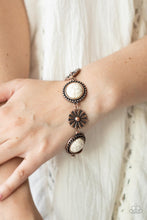 Load image into Gallery viewer, Paparazzi Fredonia Flower Patch - Copper Bracelet