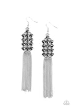 Load image into Gallery viewer, Paparazzi Tasteful Tassel - Silver Earrings
