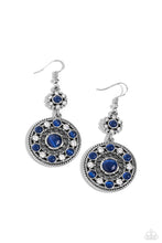 Load image into Gallery viewer, Paparazzi Party at My PALACE - Blue Earrings