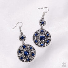 Load image into Gallery viewer, Paparazzi Party at My PALACE - Blue Earrings