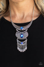 Load image into Gallery viewer, Paparazzi Lunar Enchantment - Blue Necklace