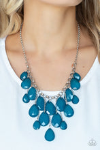 Load image into Gallery viewer, Paparazzi Front Row Flamboyance - Blue Necklace