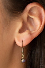 Load image into Gallery viewer, Paparazzi Galactic Glow - Brass Necklace