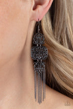 Load image into Gallery viewer, Paparazzi Eastern Elegance - Black Earring