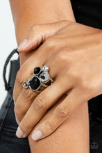 Load image into Gallery viewer, Paparazzi Demandingly Duchess - Black Ring