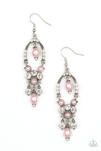 Load image into Gallery viewer, Paparazzi Back In The Spotlight - Pink Earrings