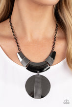 Load image into Gallery viewer, Paparazzi Metallic Enchantress - Black Necklace