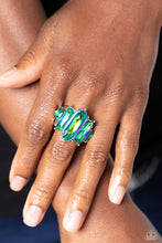 Load image into Gallery viewer, Paparazzi Iridescently Interstellar - Green Earring