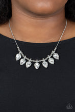Load image into Gallery viewer, Paparazzi Crown Jewel Couture - White Necklace