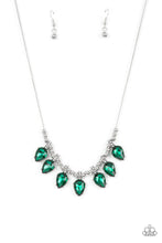 Load image into Gallery viewer, Paparazzi Crown Jewel Couture - Green Necklace