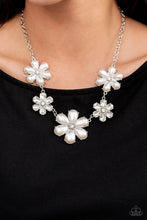 Load image into Gallery viewer, Paparazzi Fiercely Flowering - White Necklace