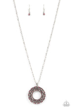 Load image into Gallery viewer, Paparazzi Wintry Wreath - Pink Necklace