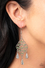 Load image into Gallery viewer, Paparazzi Sentimental Shimmer - Green Earrings