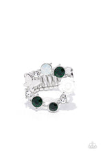 Load image into Gallery viewer, Paparazzi Butterfly Bustle - Green Ring