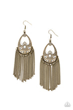 Load image into Gallery viewer, Paparazzi Castle Cottage - Brass Earrings