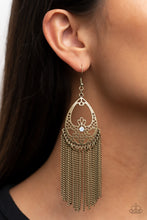 Load image into Gallery viewer, Paparazzi Castle Cottage - Brass Earrings