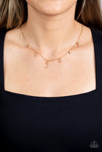 Load image into Gallery viewer, Paparazzi Lunar Lagoon - Gold Necklace