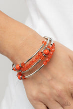 Load image into Gallery viewer, Paparazzi Whimsically Whirly - Orange Bracelet