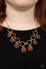 Load image into Gallery viewer, Paparazzi Golden Glimmer - Brown Necklace