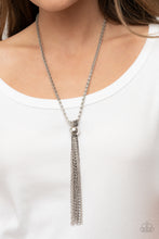 Load image into Gallery viewer, Paparazzi Metallic MESH-Up - Silver Necklace