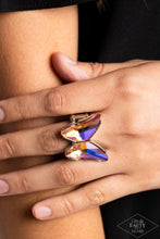 Load image into Gallery viewer, Paparazzi Fluorescent Flutter - Orange Ring