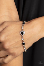 Load image into Gallery viewer, Paparazzi Amor Actually - Black Bracelet