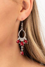 Load image into Gallery viewer, Paparazzi Coming in Clutch - Red Earrings