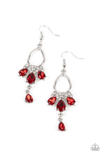 Load image into Gallery viewer, Paparazzi Coming in Clutch - Red Earrings