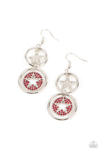 Load image into Gallery viewer, Paparazzi Liberty and SPARKLE for All - Red Earring