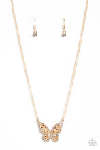 Load image into Gallery viewer, Paparazzi Baroque Butterfly - Gold Necklace