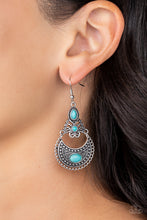 Load image into Gallery viewer, Paparazzi Sahara Samba - Blue Earrings