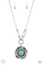Load image into Gallery viewer, Paparazzi Badlands Treasure Hunt - Blue Necklace