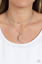 Load image into Gallery viewer, Paparazzi Modern Moonbeam - Silver Necklace