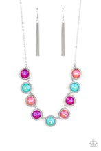 Load image into Gallery viewer, Paparazzi Queen of the Cosmos - Orange Necklace